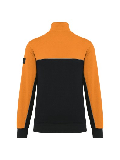 Sweatshirt meio fecho eco-responsvel unissexo - WK404X