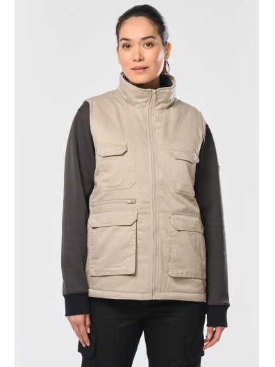 Colete multibolsos acolchoado unissexo - WK607